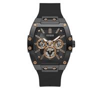 GUESS Orologio Analogico al Quarzo Uomo con Cinturino in Silicone GW0203G8