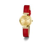 GUESS Orologio analogico 'ARRAY' oro / rosso Donna GUESS One Size