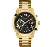 GUESS Orologio analogico 'Atlas' oro / nero Uomo GUESS One Size