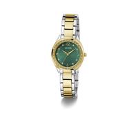 GUESS Orologio analogico 'Charlotte' oro / verde / argento Donna GUESS One Size