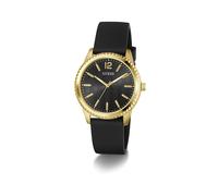 GUESS Orologio da polso da uomo CHIP, gold, cinghia