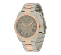 GUESS Orologio analogico 'CONNOISSEUR' giallo oro / grigio argento Uomo GUESS One Size giallo oro / grigio argento