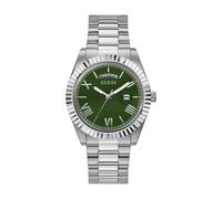 GUESS Orologio analogico 'Connoisseur' verde / argento Uomo - Accessori - Orologi GUESS One Size