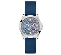 Guess Orologio analogico da donna, blu e argento
