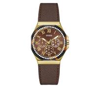 GUESS Orologio analogico da donna con quadrante marrone-GW0753L3, marrone, cinturino, Marrone, Cinturino