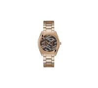 GUESS Orologio analogico da donna con quadrante rotondo in acciaio inossidabile marrone - GW0607L3, oro rosa, Onesize, Classico