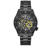 GUESS Orologio analogico da uomo con quadrante nero-GW0488G3, nero, Classico