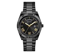 GUESS Orologio analogico da uomo, nero, taglia unica, Nero, one