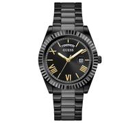 GUESS Orologio analogico da uomo, nero, taglia unica, Nero, one