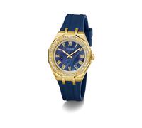 GUESS Orologio analogico 'DESIRE' blu / oro Donna GUESS One Size