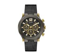 GUESS Orologio analogico 'EDGE ' oro / nero Uomo GUESS One Size