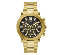 GUESS Orologio analogico 'Edge' oro / nero Uomo GUESS One Size