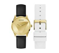 GUESS Orologio analogico 'Emblem' oro / nero / bianco Donna GUESS One Size oro / nero / bianco