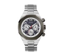 GUESS Orologio analogico 'Empire' navy / grigio / argento Uomo GUESS One Size