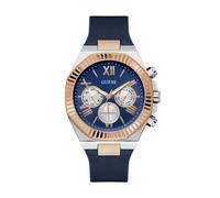 GUESS Orologio analogico 'EQUITY' navy / oro Uomo GUESS One Size