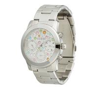 GUESS Orologio analogico 'FANTASIA' turchese / arancione / argento / trasparente Donna GUESS One Size