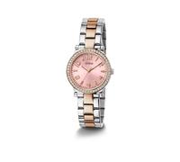 GUESS Orologio analogico 'FAWN' beige / argento Donna GUESS One Size