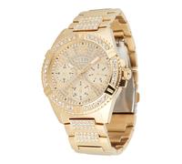 GUESS Orologio analogico 'Frontier' oro / bianco Donna GUESS One Size oro / bianco
