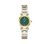 GUESS Orologio analogico 'Ginger' oro / verde scuro / argento Donna GUESS One Size