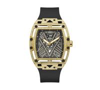 GUESS Orologio analogico 'GT LEGEND' oro / nero Uomo GUESS One Size oro / nero
