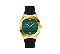 GUESS Orologio analogico 'HEADLINE' oro / verde / nero Uomo GUESS One Size