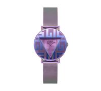 GUESS Orologio analogico 'Iconic' blu / lilla / eosina Donna GUESS One Size blu / lilla / eosina
