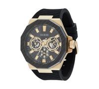 GUESS Orologio Multi-Quadranti al Quarzo Uomo con Cinturino in Silicone GW0853G2