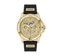 GUESS Orologio analogico 'King' oro / nero Uomo GUESS One Size