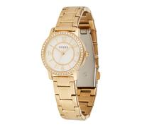 GUESS Orologio analogico 'Lady G' oro / trasparente / bianco Donna GUESS One Size