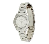 GUESS Orologio analogico 'Mini Luna' nero / argento / bianco naturale Donna GUESS One Size