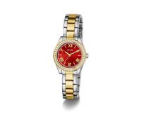 GUESS Orologio analogico 'MINI LUNA' oro / rosso / argento Donna GUESS One Size