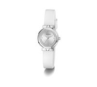 GUESS Orologio analogico 'MINI RUMOUR' argento / bianco Donna GUESS One Size