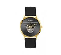 GUESS Orologio analogico nero e dorato