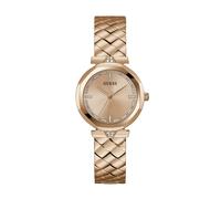 GUESS Orologio analogico oro rosé / nero Donna GUESS One Size oro rosé / nero