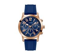 GUESS Orologio analogico 'PARKER' blu scuro / oro Uomo GUESS One Size