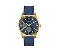 GUESS Orologio analogico 'PEAK' blu / oro Uomo GUESS One Size