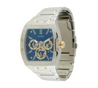 GUESS Orologio analogico 'Phoenix' blu / oro / argento Uomo GUESS One Size