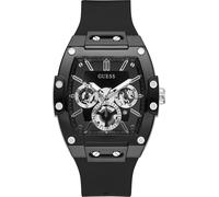 GUESS US - Orologio multifunzione nero e argento, uno, Nero, one, GW0203G3-AMZUK