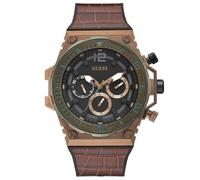 GUESS Orologio Analogico Quarzo da Uomo con Cinturino in Pelle GW0326G2