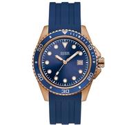 Guess Orologio Analogico Quarzo Uomo con Cinturino in di Gomma W1109G3