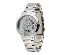 GUESS Orologio analogico 'Quattro Clear' argento / trasparente Donna GUESS One Size argento / trasparente