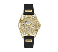 GUESS Orologio analogico 'Queen' oro / grigio argento / nero Donna GUESS One Size