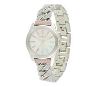 GUESS Orologio analogico 'Serena' blu chiaro / rosa / argento / bianco Donna GUESS One Size blu chiaro / rosa / argento / bianco