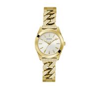 GUESS Orologio analogico 'Serena' oro / bianco Uomo GUESS One Size