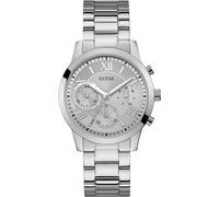 GUESS Orologio analogico 'Solar' nero / argento Donna - Accessori - Orologi GUESS One Size