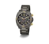 GUESS Orologio analogico 'Traction' grigio scuro Uomo GUESS One Size
