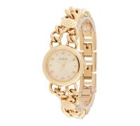 Guess P GLD CS/SUN CHAMP DL/P LOGO GLD BRCT W/CRYS W/ADJT G LINKS, Champagne