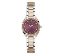 GUESS Orologio analogico viola bicolore, viola., Bracciale