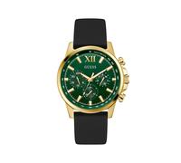 GUESS Orologio analogico 'Walker' oro / verde / nero Uomo GUESS One Size oro / verde / nero