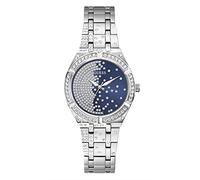 GUESS Orologio con quadrante in cristallo, argento, NS, Classico